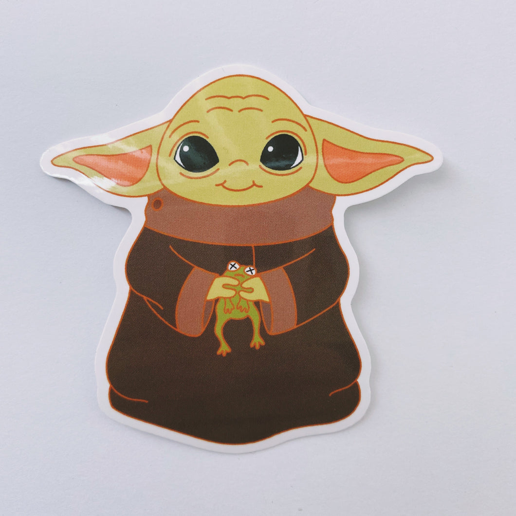 STICKER BABY YODA